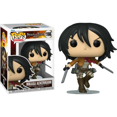 Figurine - Pop! Animation - L'Attaque des Titans - Mikasa Ackerman - N° 1166 - Funko