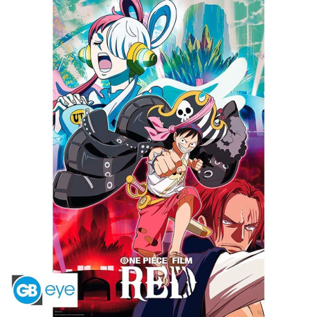 Poster - One Piece - Red Affiche du film - 91.5 x 61 cm - Gbeye