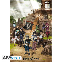 Poster - Black Clover - Compagnie Taureau Noir & Yuno - 91.5 x 61 cm - ABYstyle