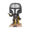 Figurine - Pop! Star Wars - The Mandalorian - Mando Flying - N° 408 - Funko