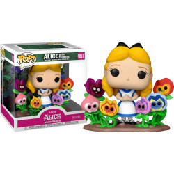 Figurine - Pop! Disney - Alice in Wonderland - Deluxe Alice with Flowers - N° 1057 - Funko