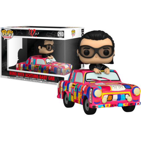Pop! Rides Rocks U2 ZooTV - Bono with Achtung Baby Car - N° 293 Funko
