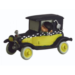 Figurine - Gaston Lagaffe - Voiture de Gaston - Plastoy