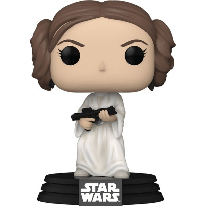 Funko Pop! Star Wars : Princesse Leia Avec Lola (SDCC'23) – Figurine Vinyle Exclusive 9,5 Cm – Collection 71741
