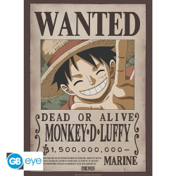 Poster - One Piece - Wanted Luffy - 52 x 38 cm - GB eye