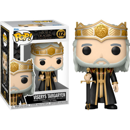 Figurine - Pop! House of the Dragon - Viserys Targaryen - N° 02 - Funko