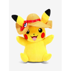 Peluche - Pokémon - Pikachu Summer Hat - 20 cm - BOTI