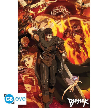 Poster - Berserk - Groupe - 91.5 x 61 cm - GB eye