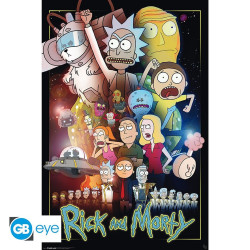 Poster - Rick and Morty - Wars - 91.5 x 61 cm - GB eye