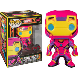 Figurine - Pop! Marvel - Black Light Iron Man - N° 649 - Funko