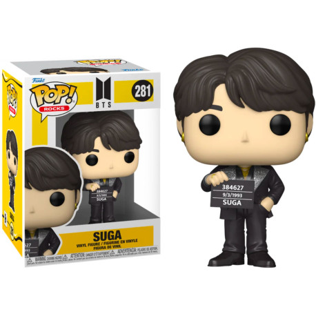 Figurine - Pop! Rocks - BTS - Suga - N° 281- Funko