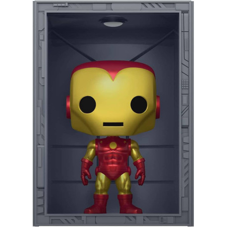 Figurine - Pop! Marvel - Deluxe - Hall of Armor Iron Man Model 4 - N° 1036 - Funko