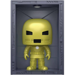 Figurine - Pop! Marvel - Deluxe - Hall of Armor Iron Man Model 1 - N° 1035 - Funko