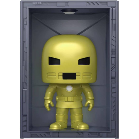 Figurine - Pop! Marvel - Deluxe - Hall of Armor Iron Man Model 1 - N° 1035 - Funko