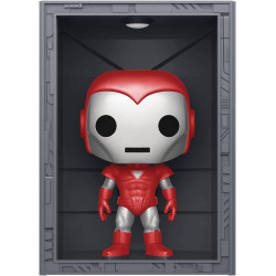 Figurine - Pop! Marvel - Deluxe - Hall of Armor Iron Man Model 8 - N° 1038 - Funko