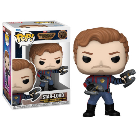 Figurine - Pop! Marvel - Les Gardiens de la Galaxie vol.3 - Star-Lord - N° 1201 - Funko