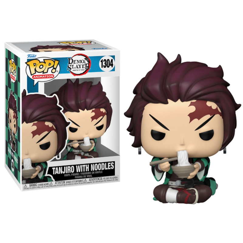 Pop! Animation - Demon Slayer - Tanjiro with noodles - N° 1304 - Funko