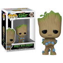 Figurine - Pop! Marvel - I am Groot - Groot with Grunds - N° 1194 - Funko