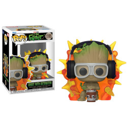 Figurine - Pop! Marvel - I am Groot - Groot with Detonator - N° 1195 - Funko