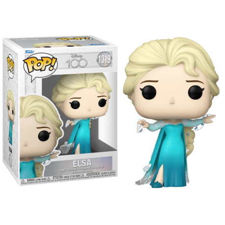 Figurine - Pop! Disney - 100th - Elsa - N° 1319 - Funko