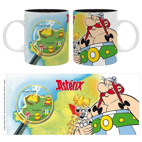 Mug / Tasse - Astérix - Carte & Obélix - 320 ml - The Good Gift