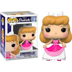 Figurine - Pop! Disney - Cendrillon - Cinderella (Pink Dress) - N° 738 - Funko
