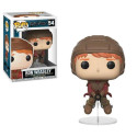 Figurine - Pop! Harry Potter - Ron Weasley on Broom - N° 54 - Funko