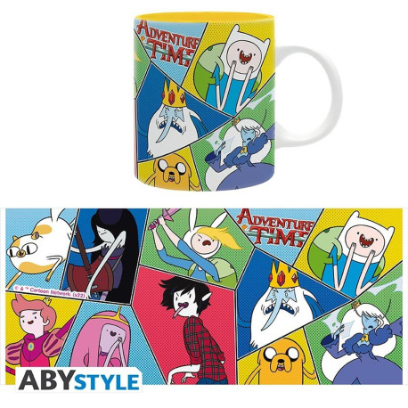 Mug / Tasse - Adventure Time - Groupe de personnages - 320 ml - ABYstyle