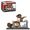 Figurine - Pop! Movies - Jurassic Park - Moment Tim & Velociraptors - N° 1199 - Funko