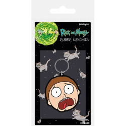 Porte-Clé - Rick and Morty - Morty Terrified Face - Pyramid International