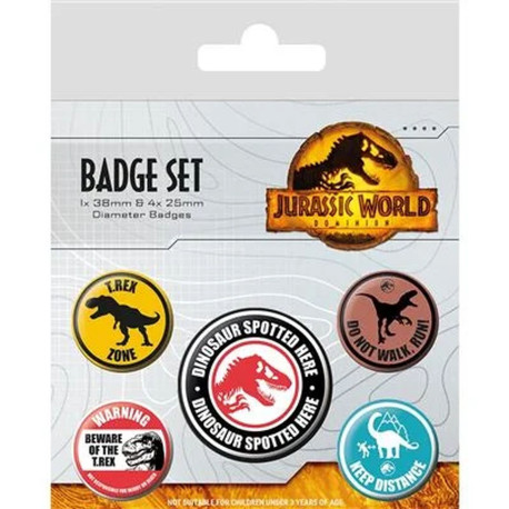 Badge - Jurassic World - Dominion - Pyramid International