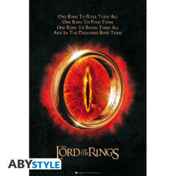 Poster - Lord of the Ring - Anneau unique - 91.5 x 61 cm - ABYstyle