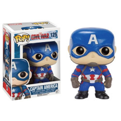 Figurine - Pop! Marvel - Captain America Civil War - Captain - N° 125 - Funko