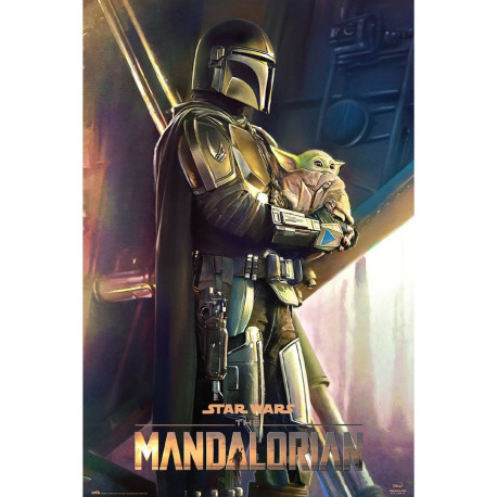 Poster - Star Wars - The Mandalorian - Clan of Two - 61 x 91 cm - Grupo Erik