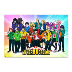 Poster - My Hero Academia - Hero - 61 x 91 cm - Grupo Erik