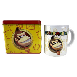Mug / Tasse - Nintendo - Super Mario - Donkey Kong + tirelire en métal - Monogram