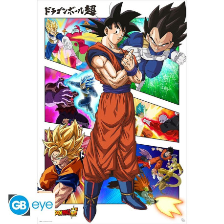 Poster - Dragon Ball Super - Cases animés - 91.5 x 61 cm - GB eye