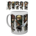 Mug / Tasse - L'Attaque des Titans - Season 2 Character Montage - 300 ml - GB Eye