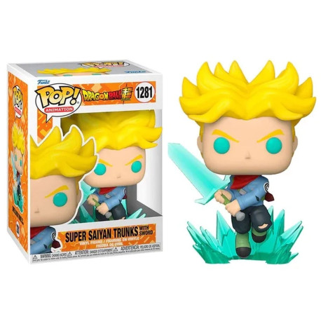 Figurine - Pop! Animation - Dragon Ball Super - Super Saiyan Trunks - N° 1281 - Funko