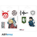 Stickers - Fullmetal Alchemist - Alchimistes - 2 planches de 16x11 cm