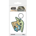 Porte-Clé - Star Wars - The Mandalorian - Grogu's Little Friend - Pyramid International