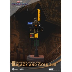 Figurine - Marvel - D-Stage - Spider-Man No Way Home Diorama Black & Gold Suit - Beast Kingdom Toys