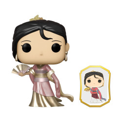 Figurine - Pop! Disney - Princess - Mulan (Gold) with pin - N° 323 - Funko