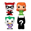 Pack de 4 Figurines - Bitty Pop! DC - Harley Quinn - N° 156 157 155 - Funko