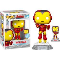 Figurine - Pop! Marvel - Avengers - Iron Man with pin - N° 1172 - Funko