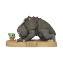 Figurine - Pop! Star Wars - The Book of Boba Fett - Grogu with Rancor - N° 587 - Funko