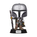 Figurine - Pop! Star Wars - The Mandalorian - Mando - N° 345 - Funko