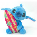 Peluche - Disney - Lilo & Stitch - Stitch avec Planche de Surf - 25 cm - Simba