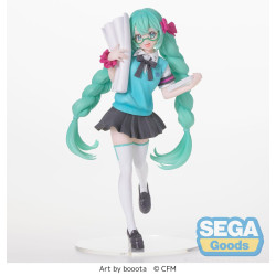 Figurine - Vocaloid - Hatsune Miku - Luminasta 16th Anniversary Booota Ver. - Sega