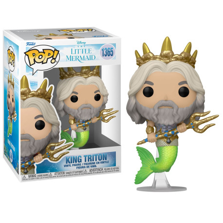 Figurine - Pop! Disney - La Petite Sirène - Roi Triton - N° 1365 - Funko